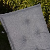 Leżak Basenowy Relaksacyjno - Wypoczynkowy Fiorello Biały z poduszką SZARĄ